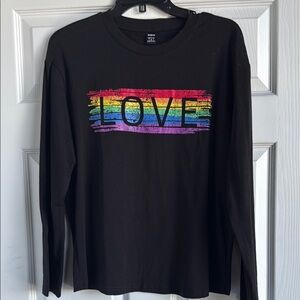 SHEIN Black Love Graphic Tee